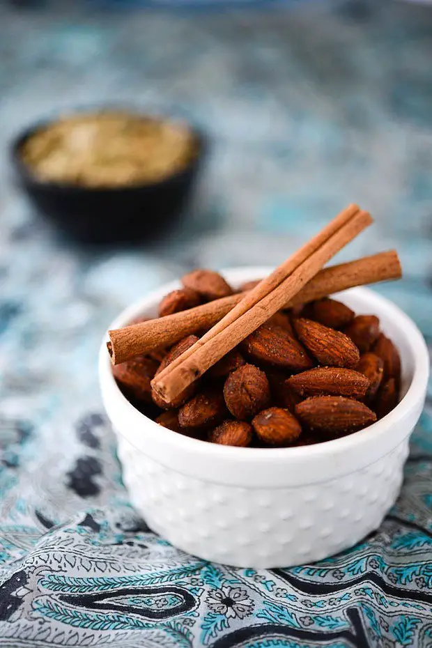 Roasted Cinnamon Almonds Recipe
