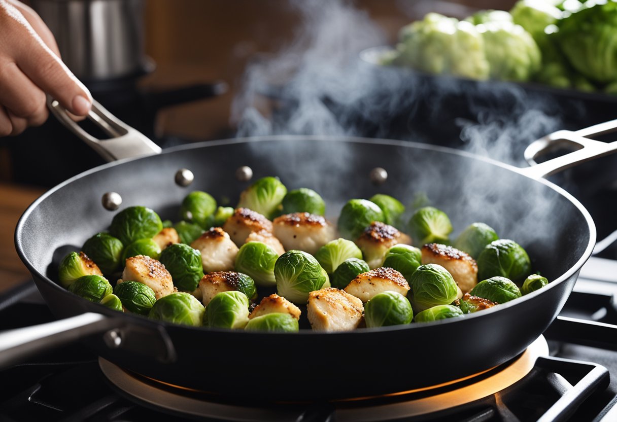 Brussels Sprouts with Chicken Recipe