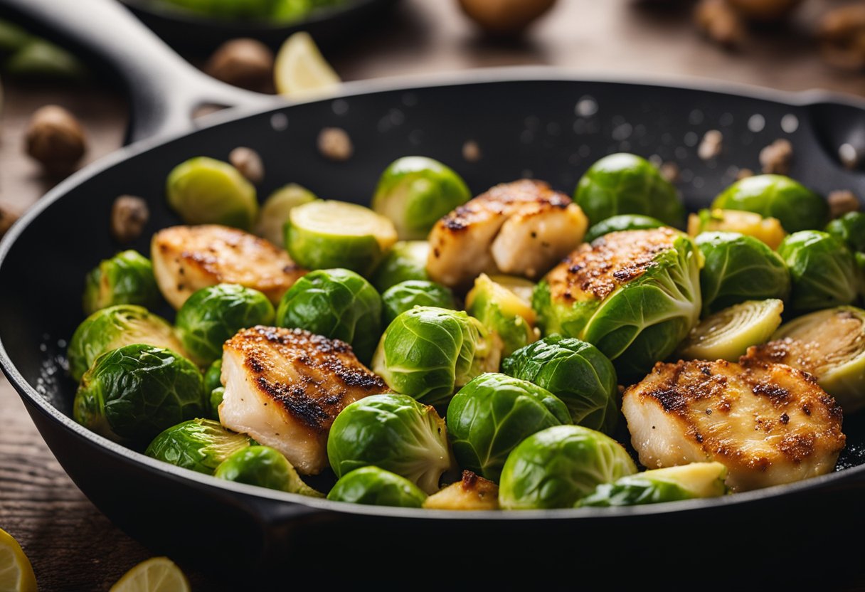 Brussels Sprouts with Chicken Recipe