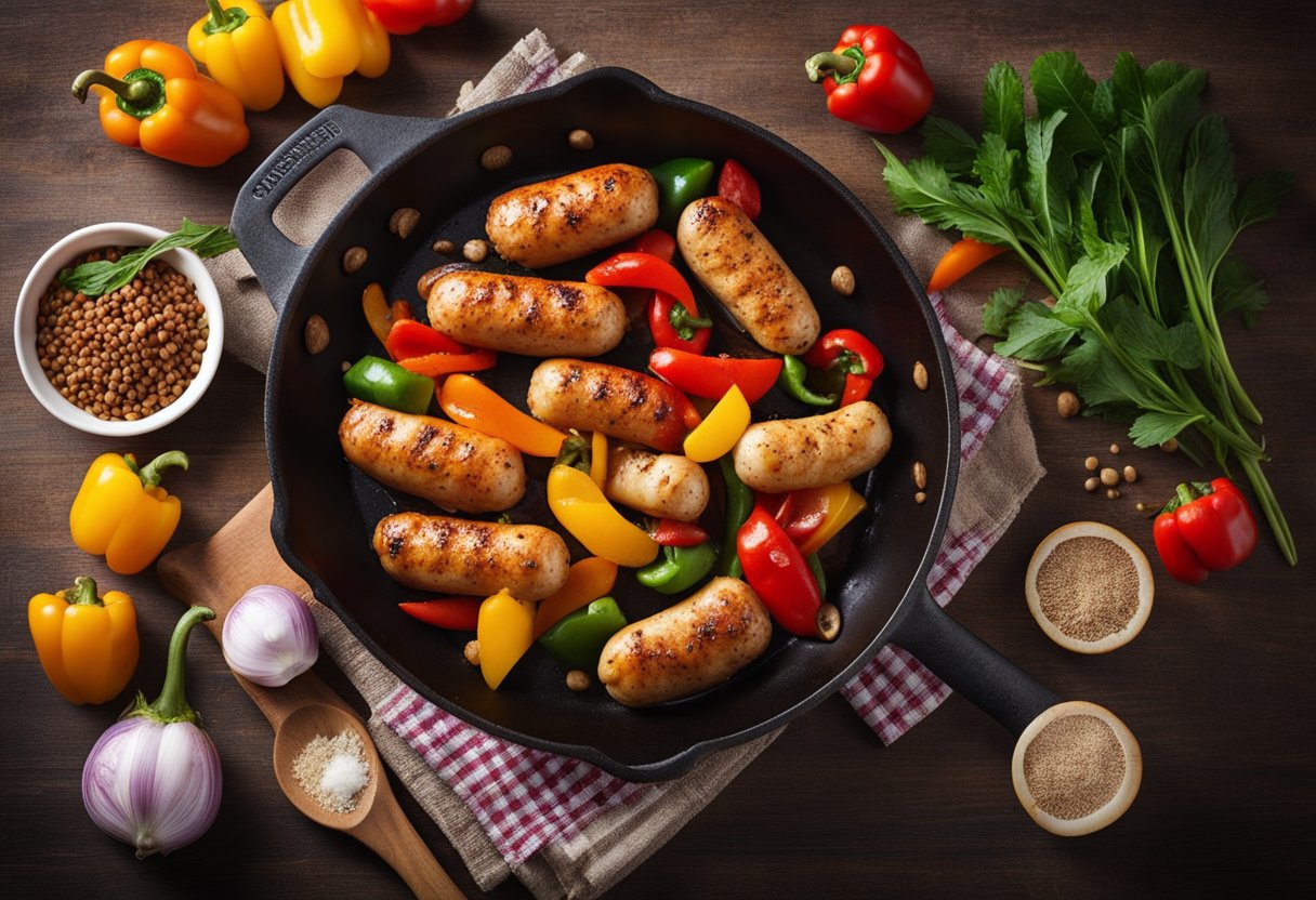 Chicken Sausage Bell Peppers