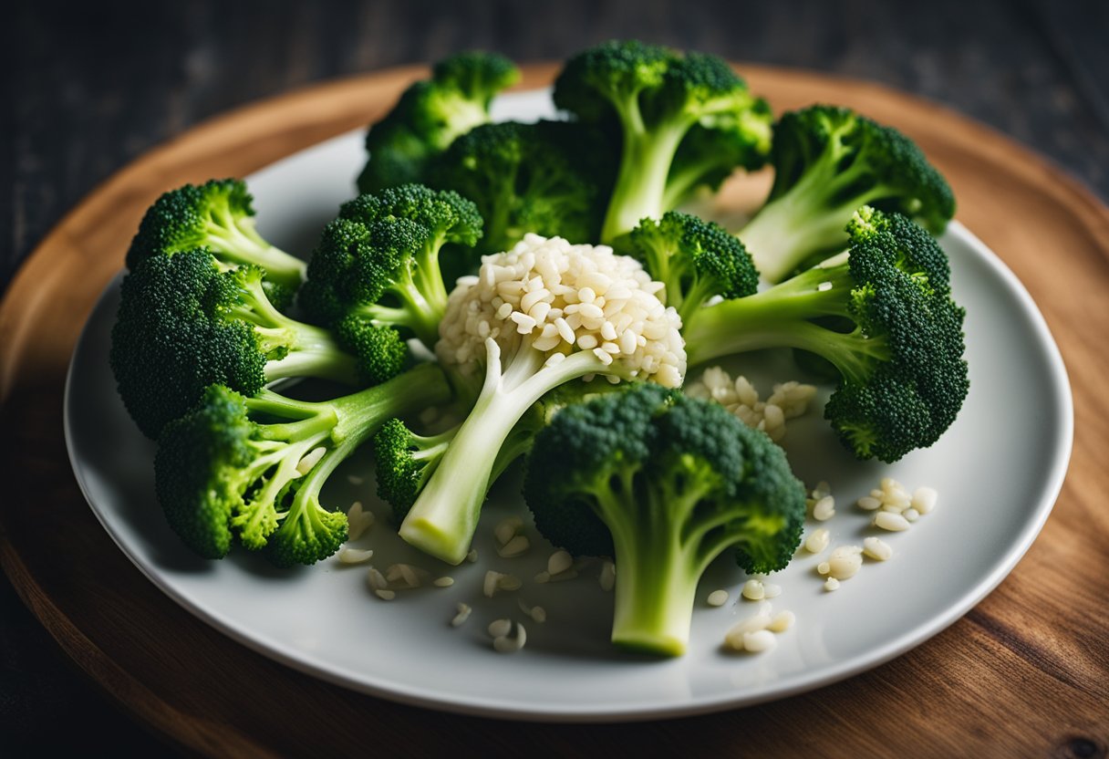 Garlic Seasoned Steamed Broccoli