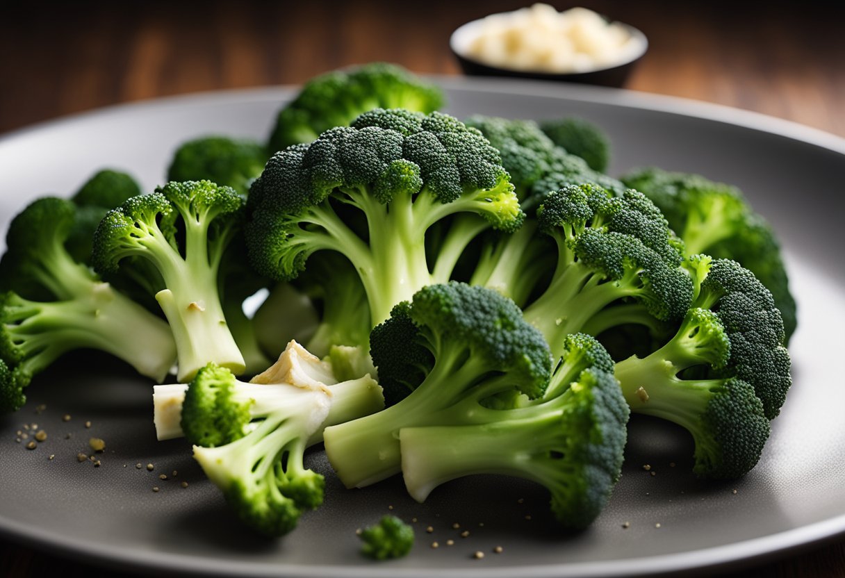 Garlic Seasoned Steamed Broccoli