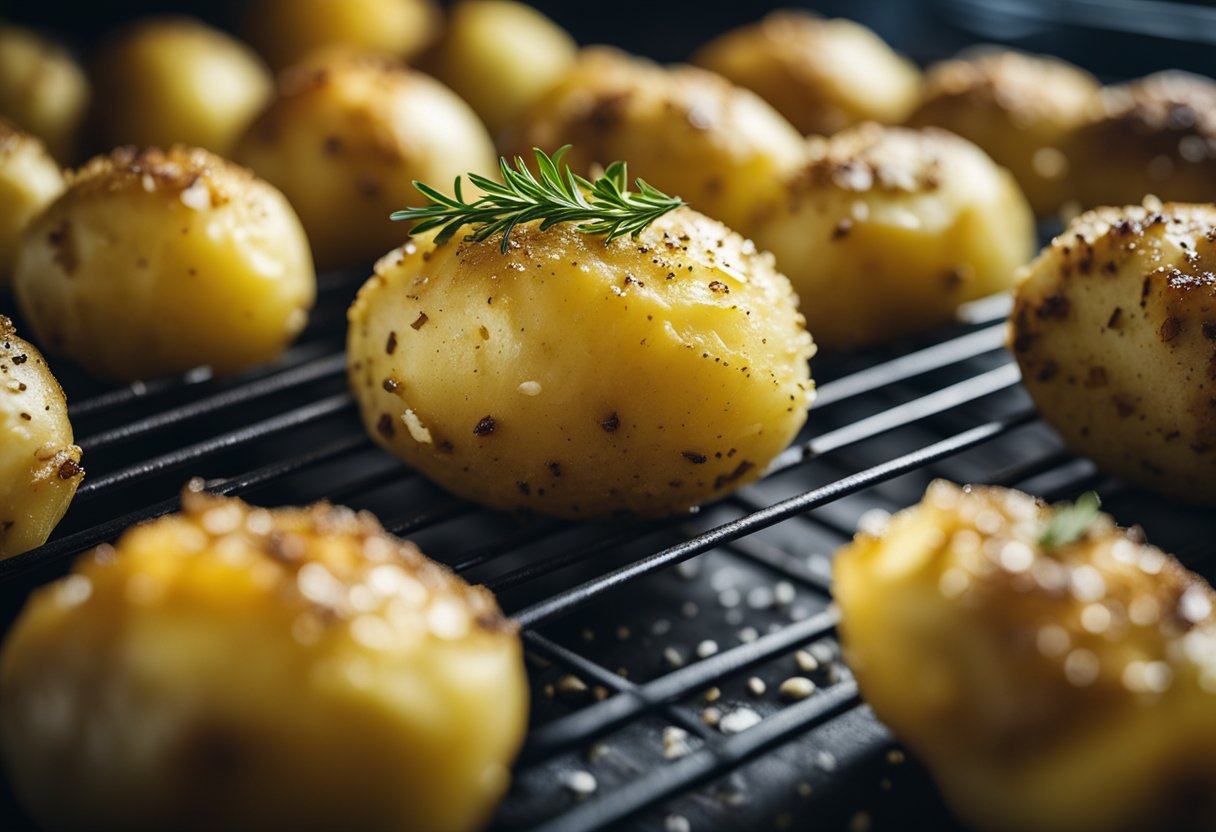 Lemon Garlic Roasted Red Potatoes