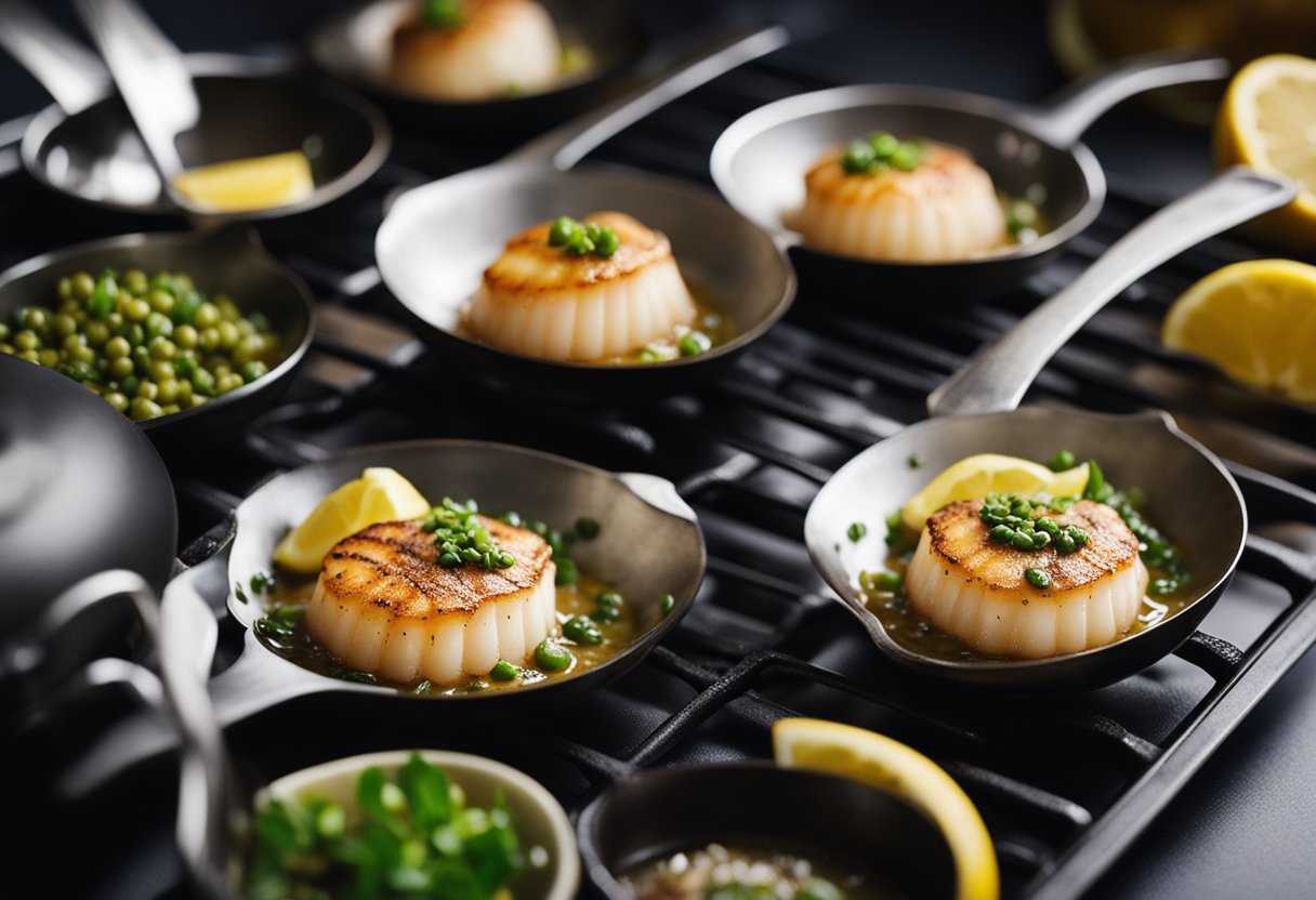 Scallops with Butter Lemon and Caper Sauce Recipe