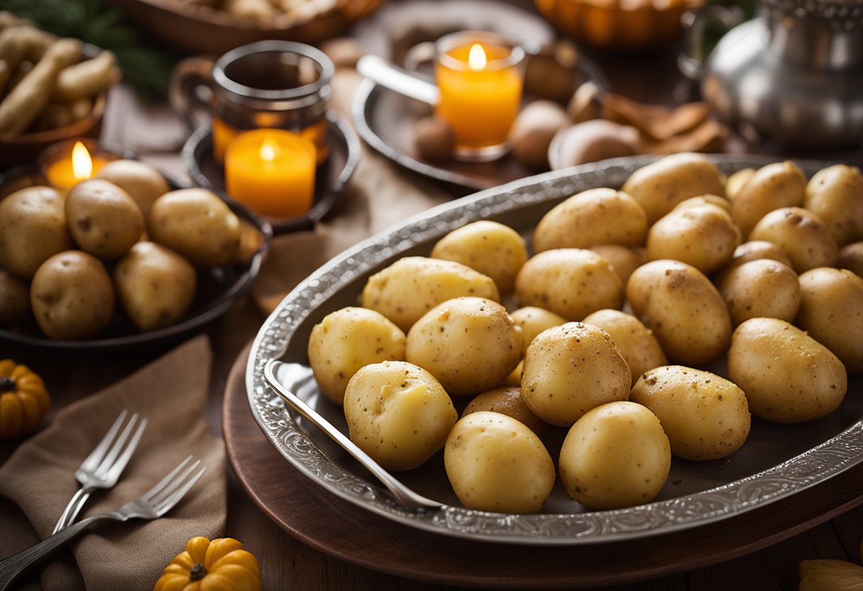 Twice Cooked Potatoes and Happy Thanksgiving Recipe