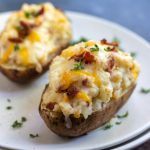Making Twice Baked Potatoes Using an Air Fryer