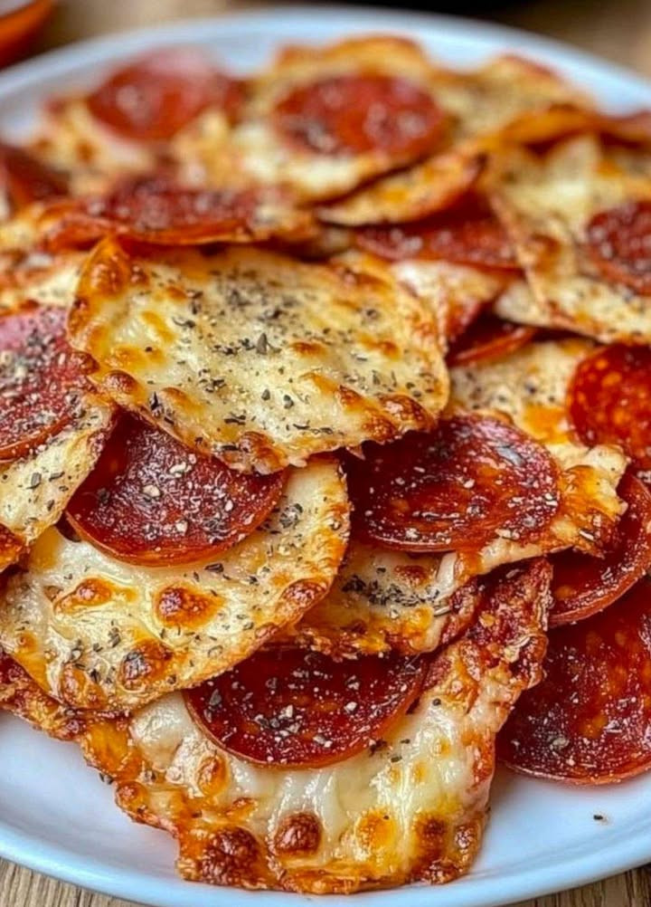2-Ingredient Pizza Chips