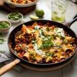 Beef Skillet Enchiladas