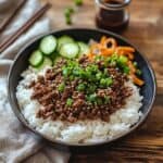 Korean Ground Beef Bowl