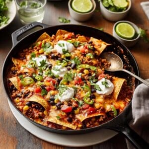 Beef Skillet Enchiladas