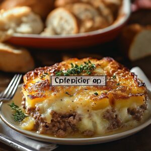 Easy Hamburger Potato Casserole