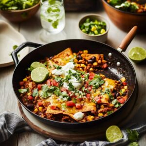 Beef Skillet Enchiladas