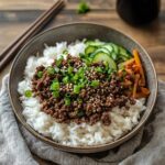 Korean Ground Beef Bowl