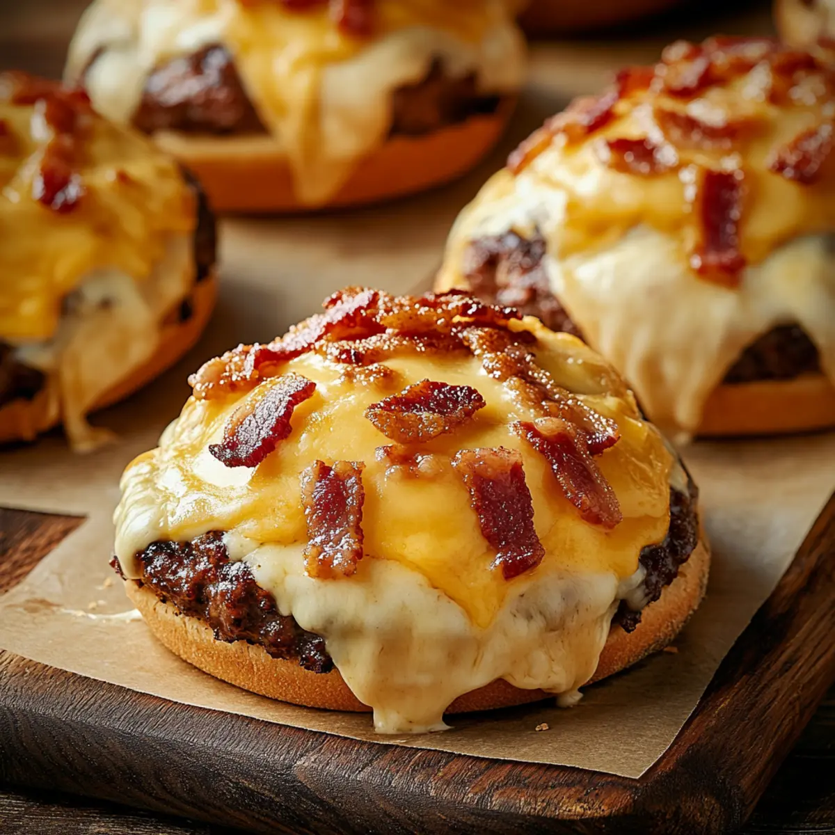 beef bacon cheeseburger bombs