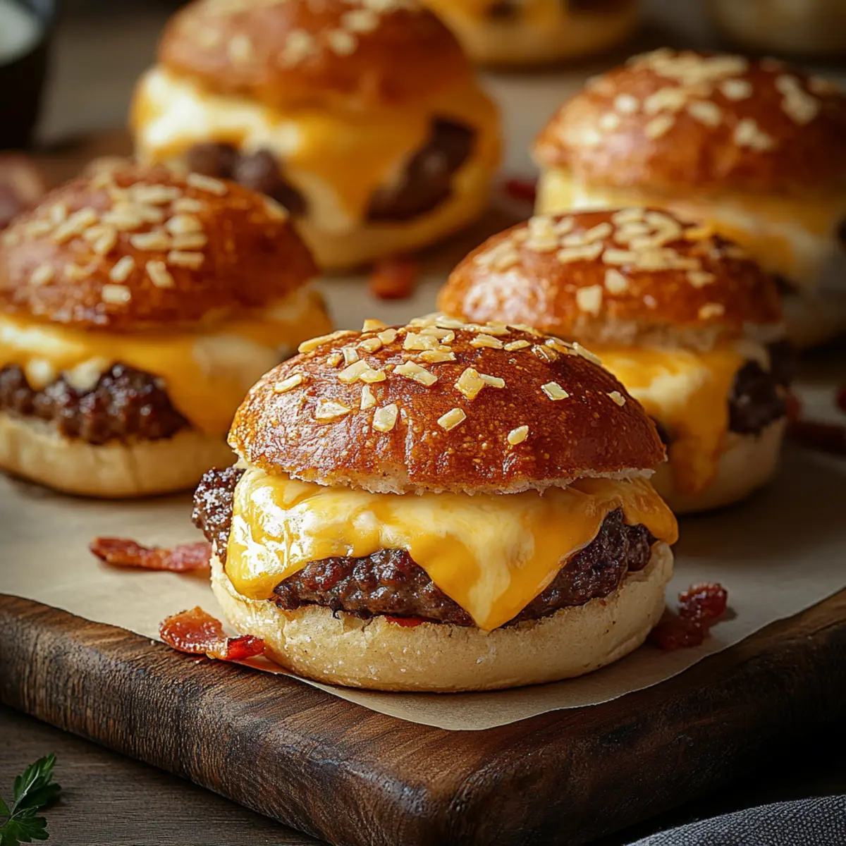 beef bacon cheeseburger bombs