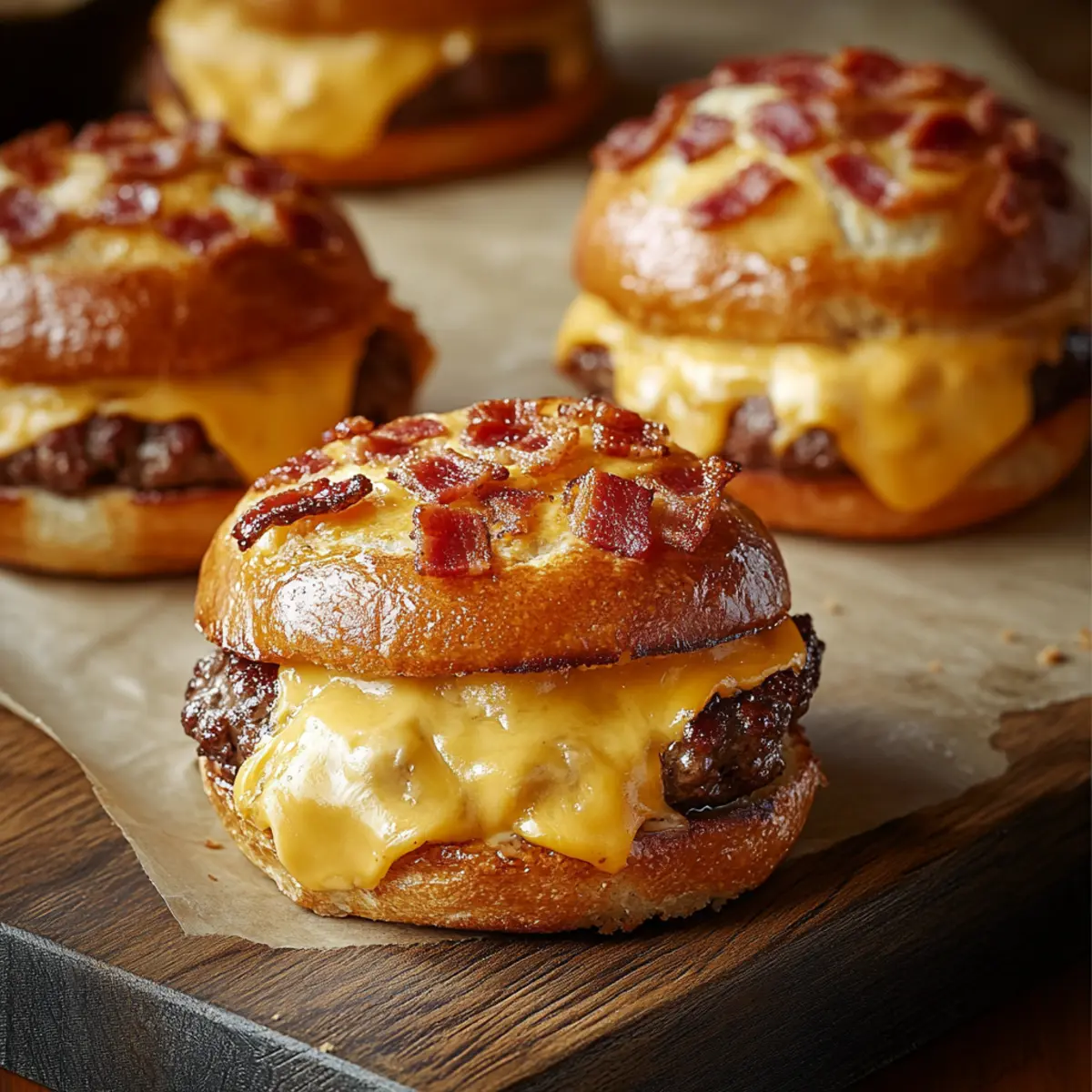 beef bacon cheeseburger bombs