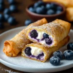 blueberry cream cheese egg rolls