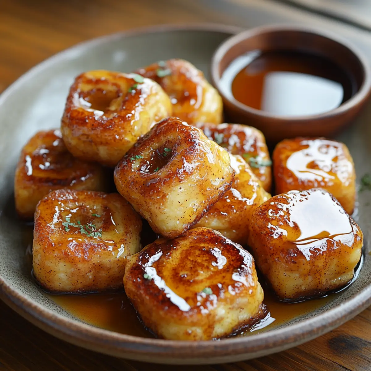 cinnamon roll french toast bites