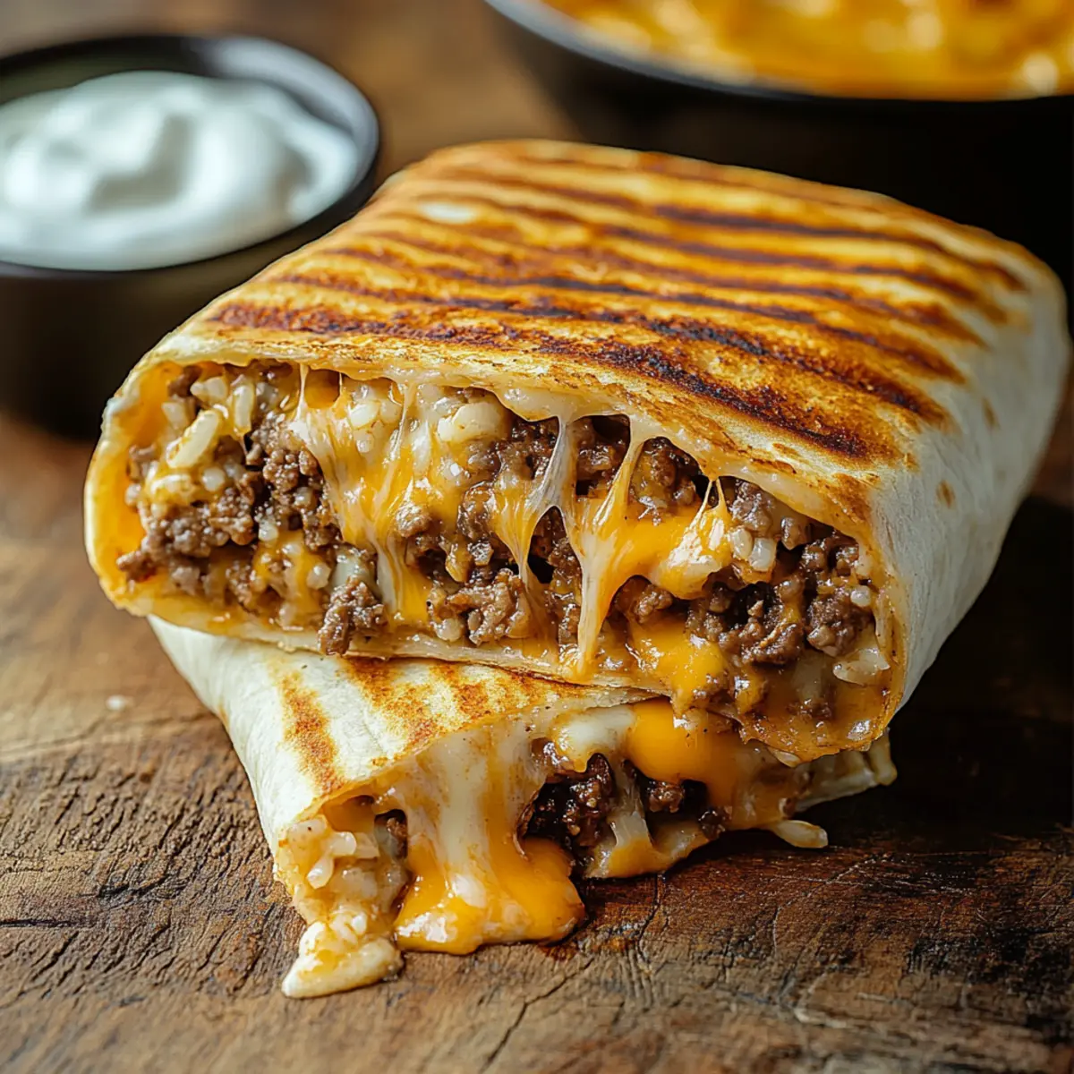 grilled cheese burrito