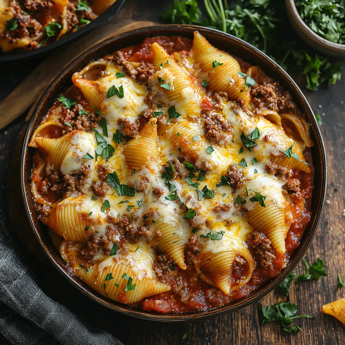 ground beef stuffed shells
