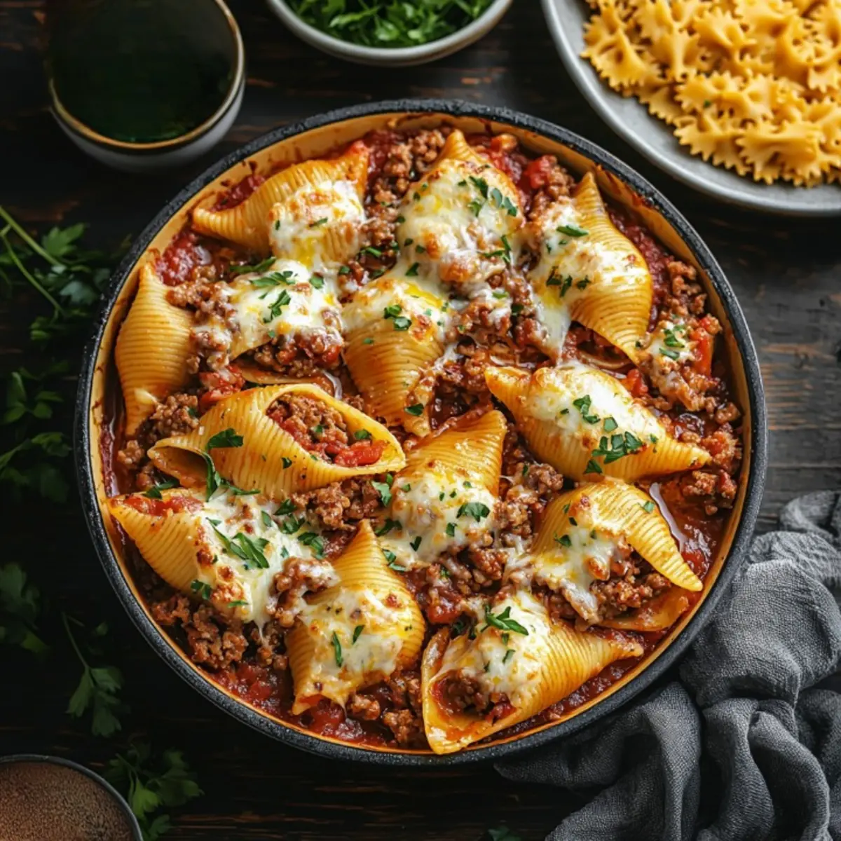 ground beef stuffed shells