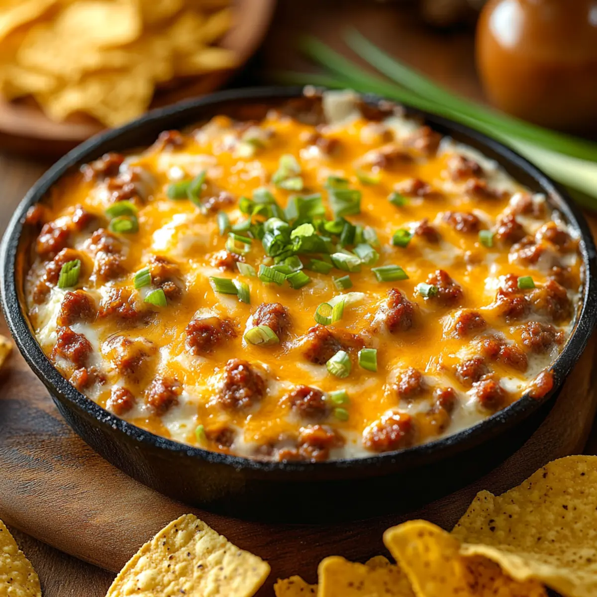 hot ranch sausage dip