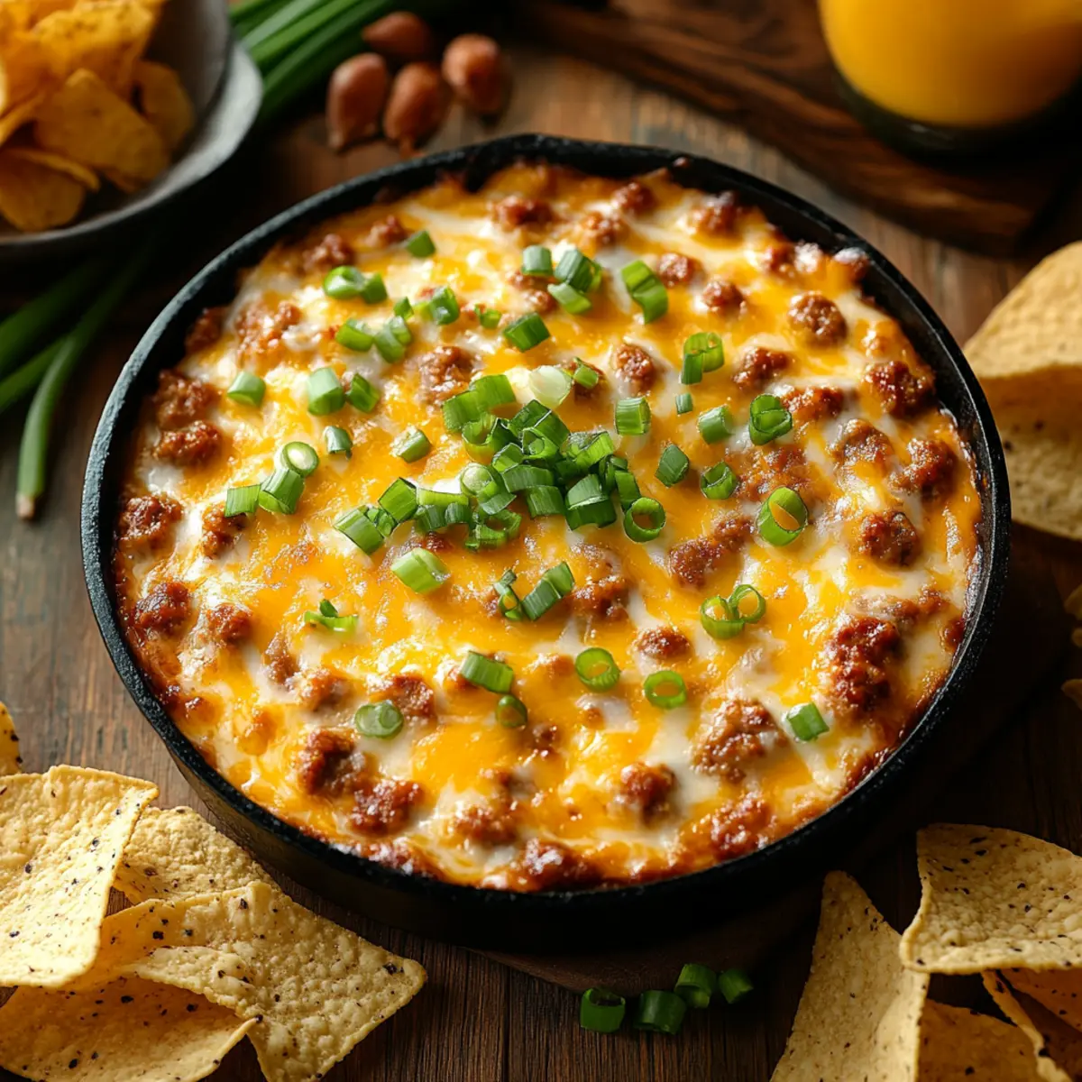 hot ranch sausage dip