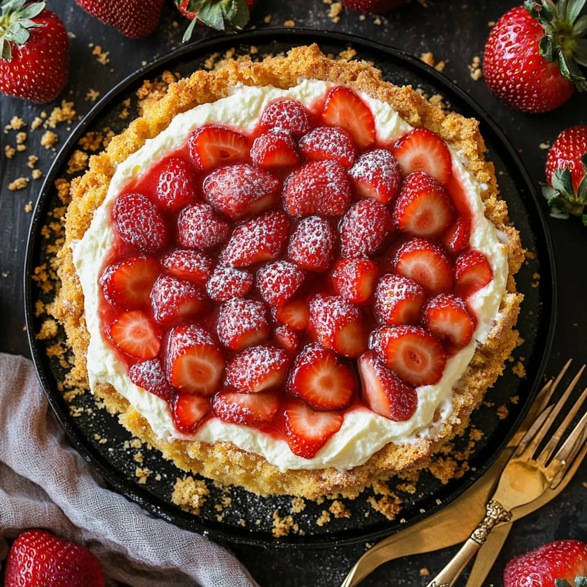 strawberry cheesecake dump cake