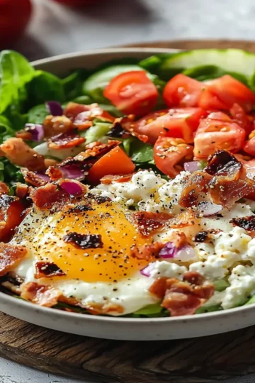 low carb blt cottage cheese bowl