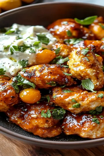 Hot Honey Feta Chicken