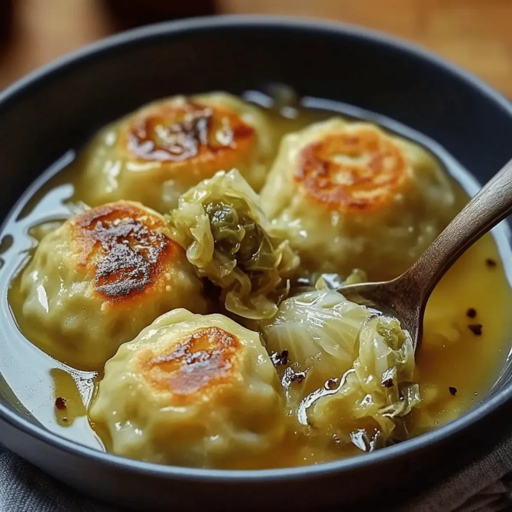 German Cabbage & Dumplings