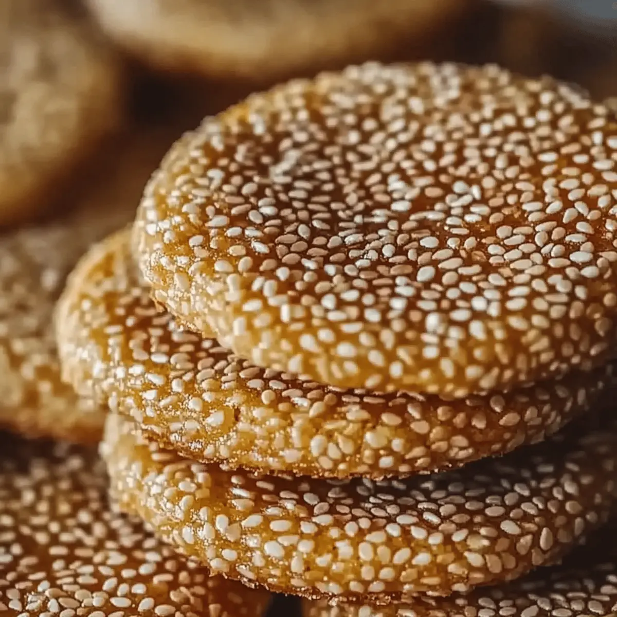 Sesame Honey Cookies
