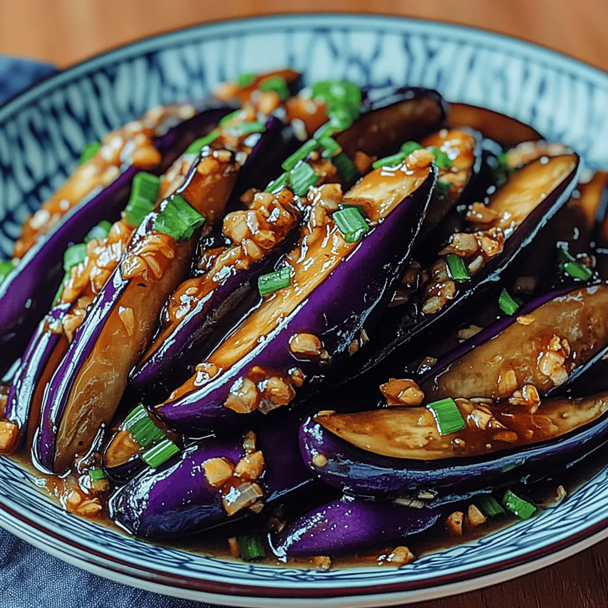 Chinese Eggplant with Garlic Sauce