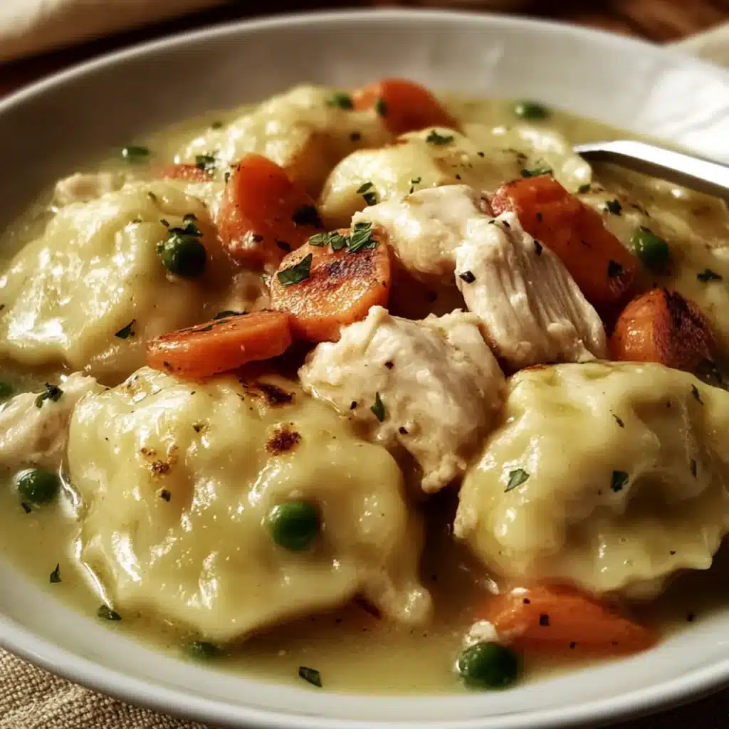 Slow Cooker Chicken Dumplings