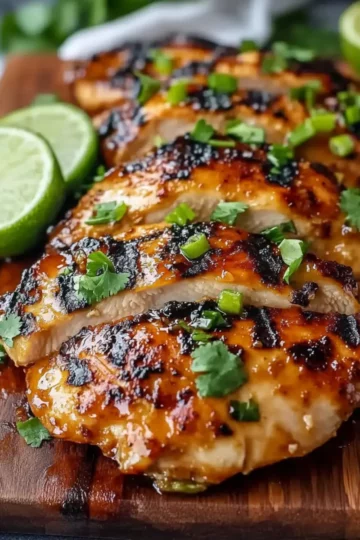 Grilled Spicy Honey Lime Chicken