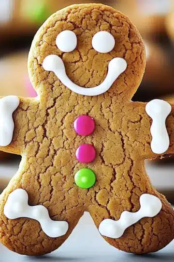 Chewy Gingerbread Man Cookies