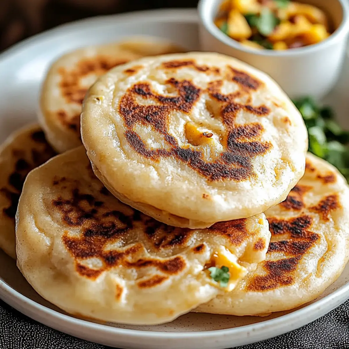 Homemade Masa Cheese Pupusas
