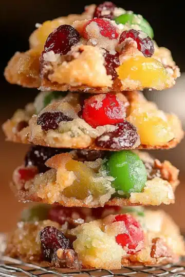 Easy Christmas Fruitcake Cookies Recipe