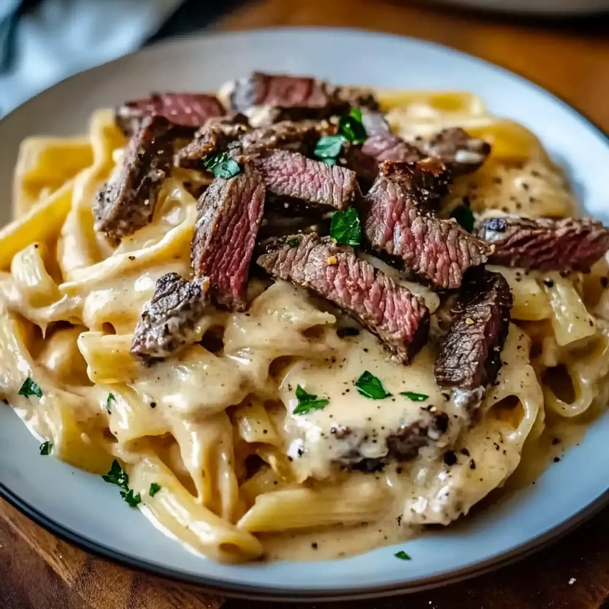 Creamy Steak Pasta
