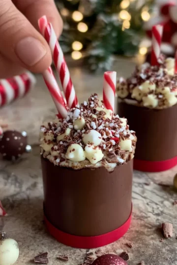 Christmas Chocolate Hot Cups