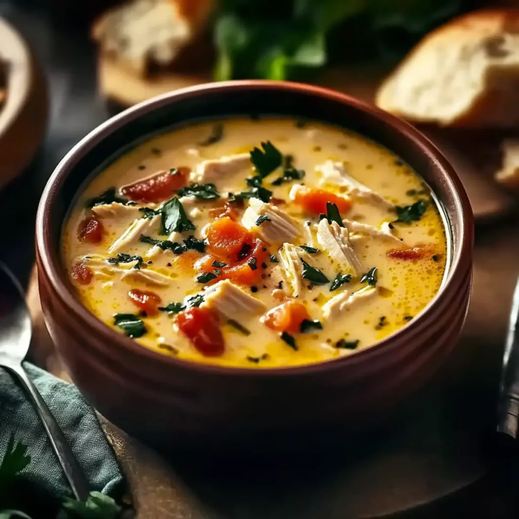 Creamy Tuscan Chicken Soup