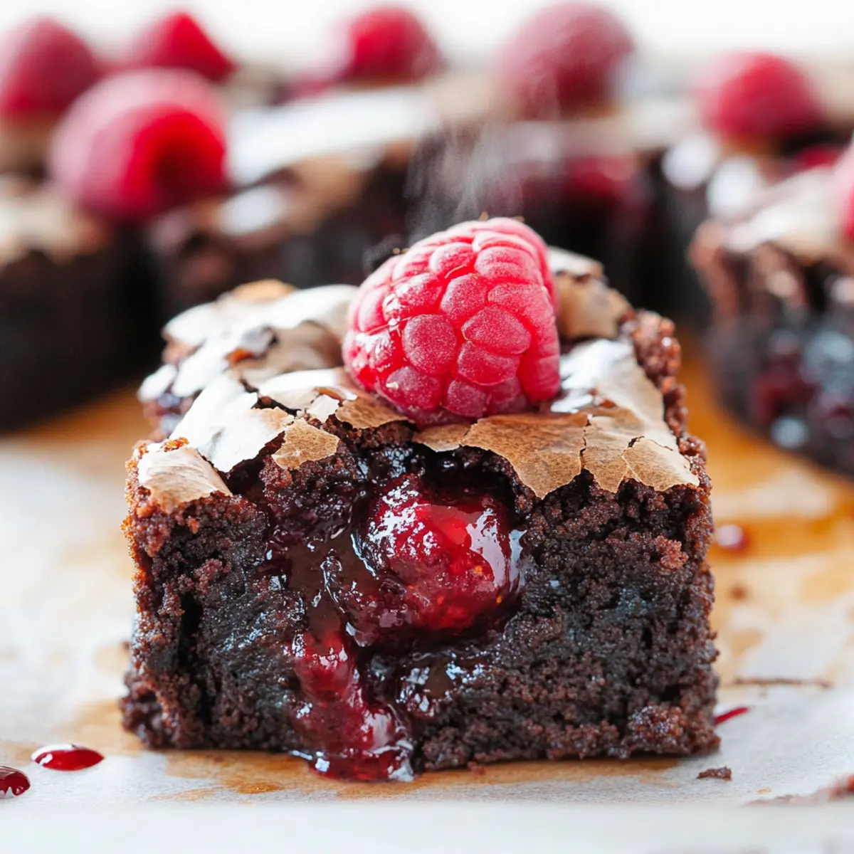Raspberry Brownies