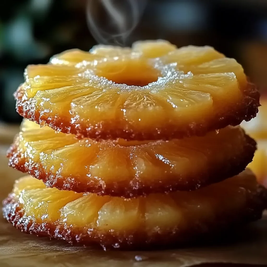 Pineapple Upside Down Sugar Cookies