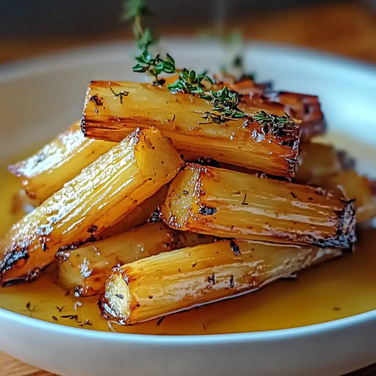 Delicious Maple Roasted Parsnips with Thyme for Cozy Nights - Ingredients prepared