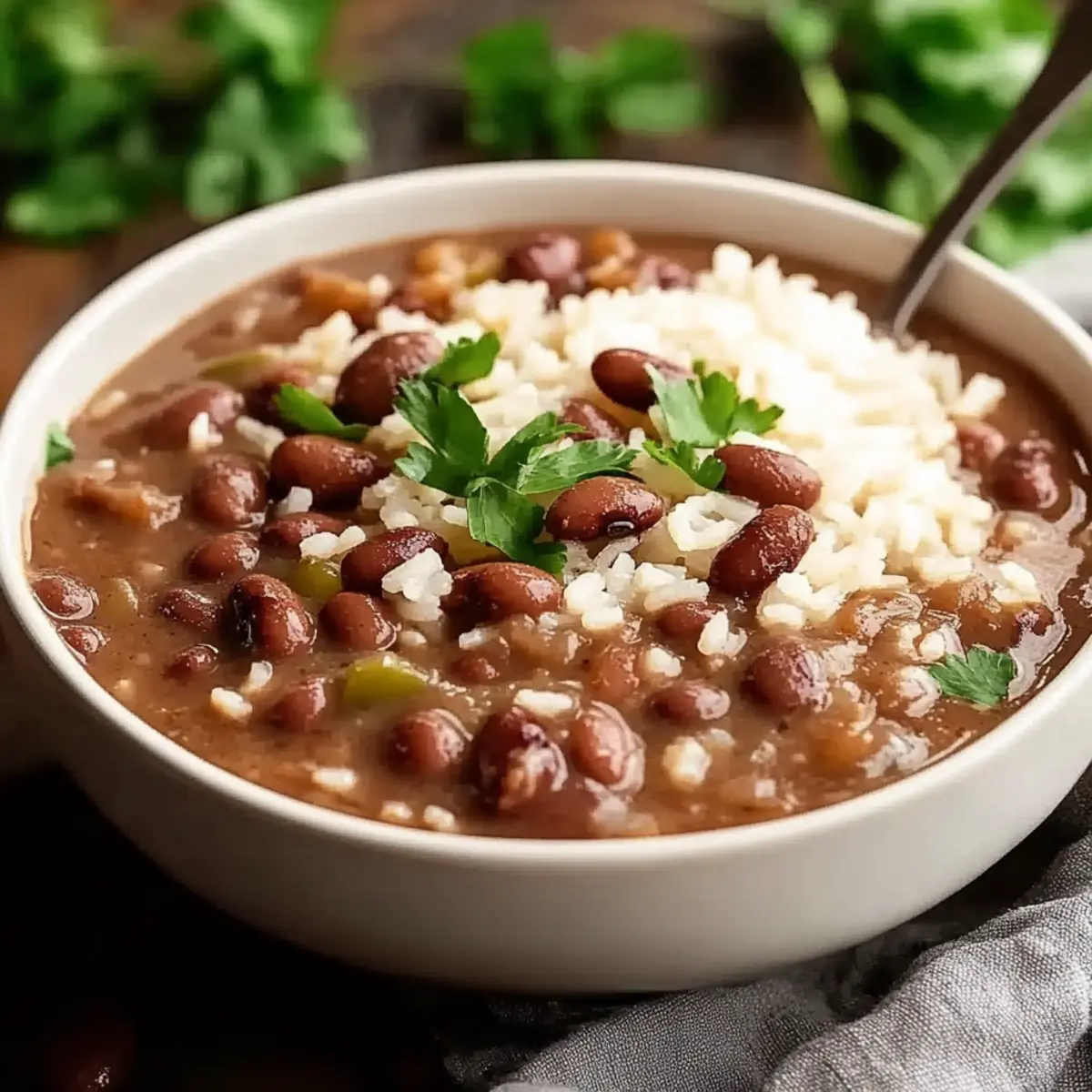 Perfect Popeyes Red Beans and Rice Recipe - Close-up of delicious texture