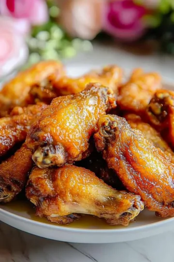 Crispy Oven Chicken Wings for New Year Recipe