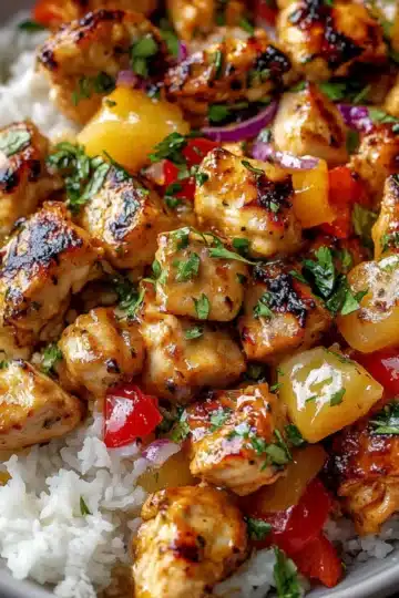 Hawaiian Chicken Sheet Pan