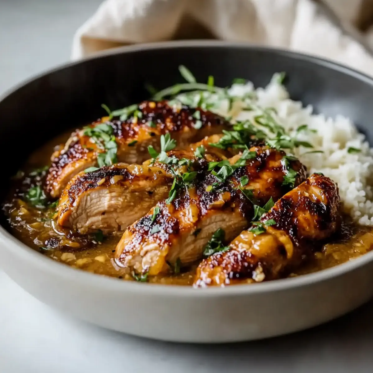 Irresistibly Easy Caramelised Soy Chicken with Garlic Ginger Broth ...